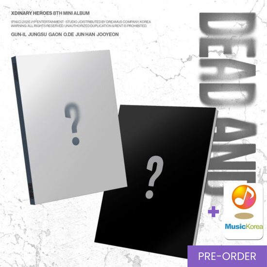 {PRE-ORDER} Xdinary Heroes - 8th Mini Album [DEAD AND] (Photobook Ver.) + MusicKorea Photocard